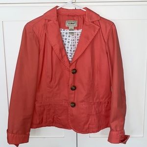 L.L. Bean Coral Jacket